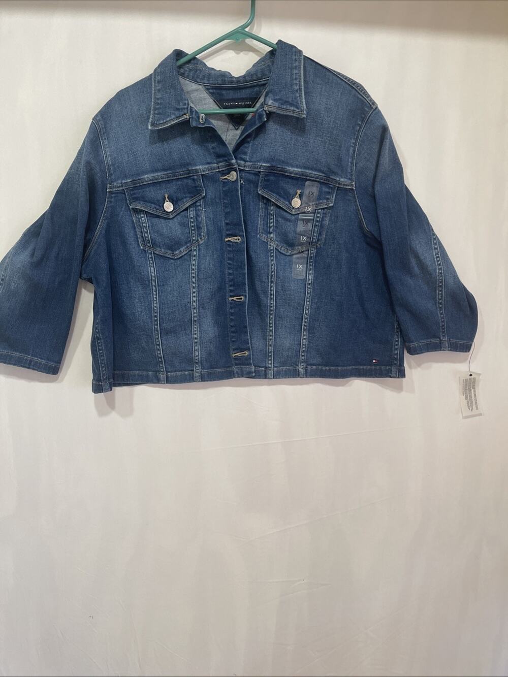 Tommy Bahama Womens Sz 1X Jean Jacket Relaxed NWT